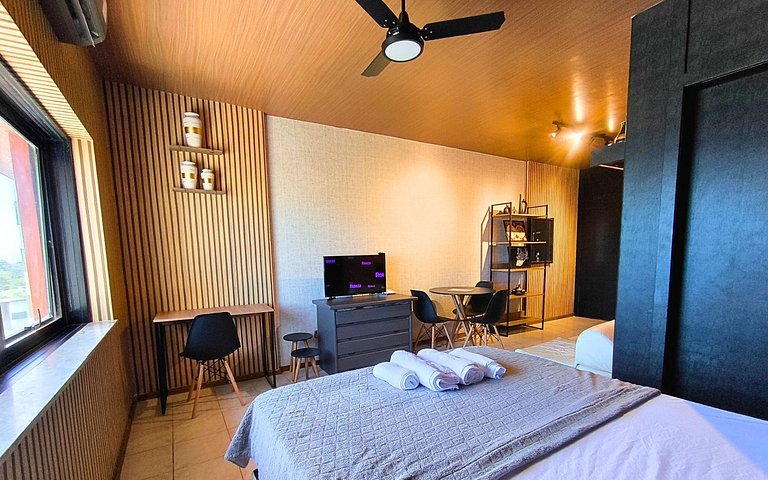 Lindo Studio Vista Mar na Barra