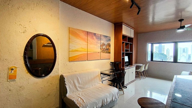 Lindo Studio Vista Mar na Barra