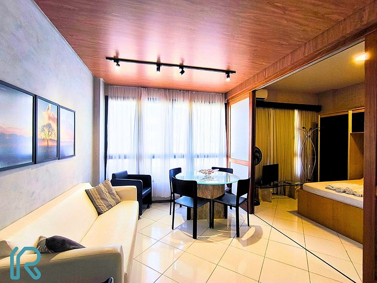 Flat Frente Mar Wifi/Ar - Pituba
