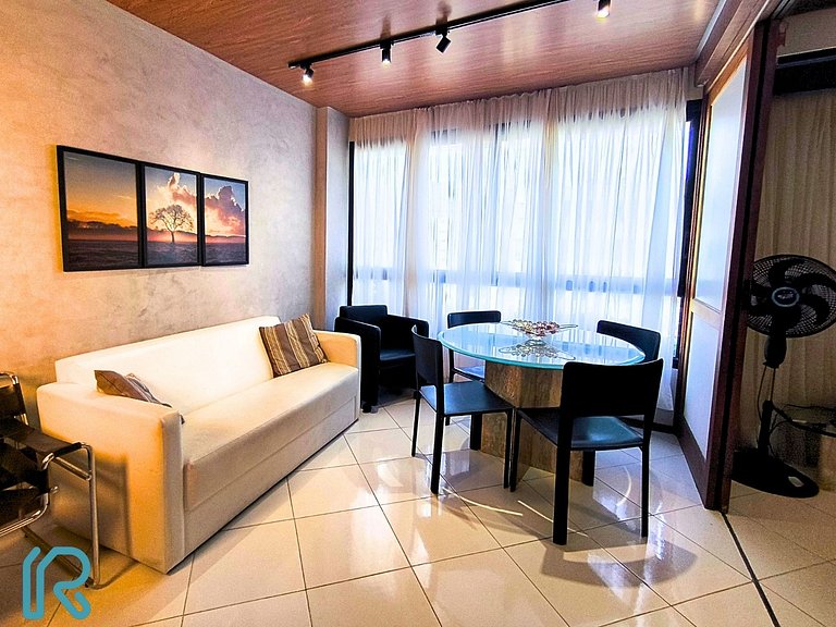 Flat Frente Mar Wifi/Ar - Pituba