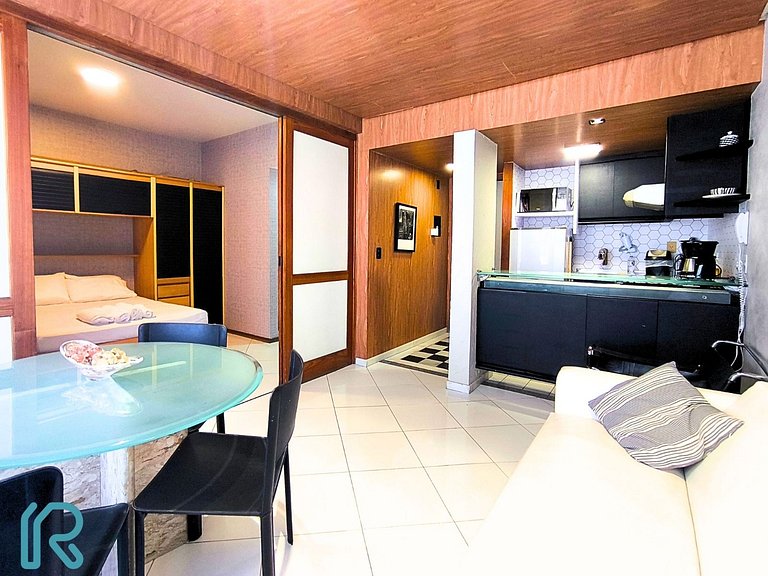 Flat Frente Mar Wifi/Ar - Pituba