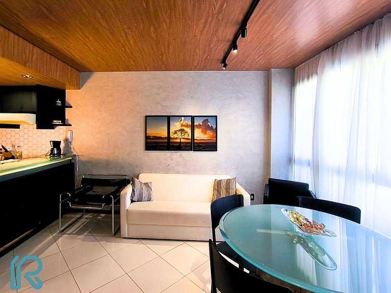 Flat Frente Mar Wifi/Ar - Pituba
