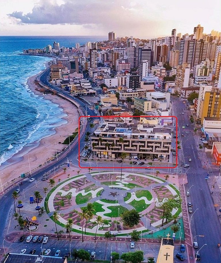 Flat Frente Mar Wifi/Ar - Pituba
