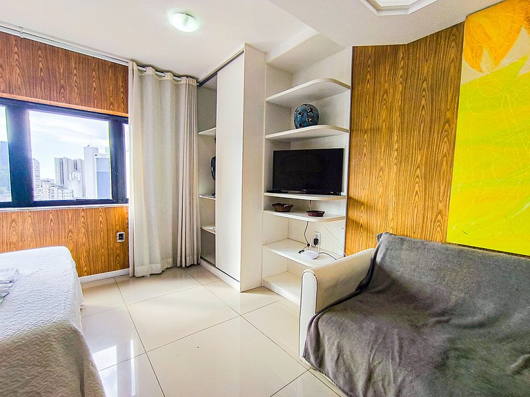 Lindo Studio Vista Mar na Barra