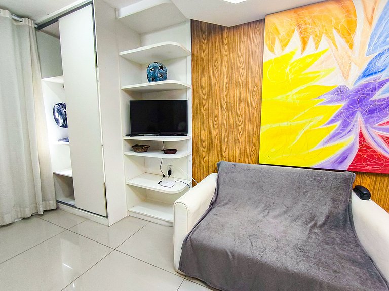 Lindo Studio Vista Mar na Barra
