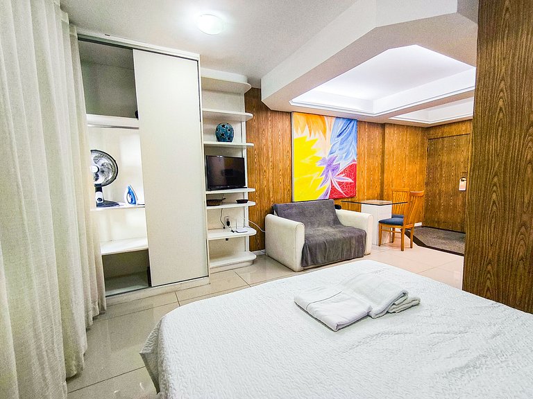 Lindo Studio Vista Mar na Barra